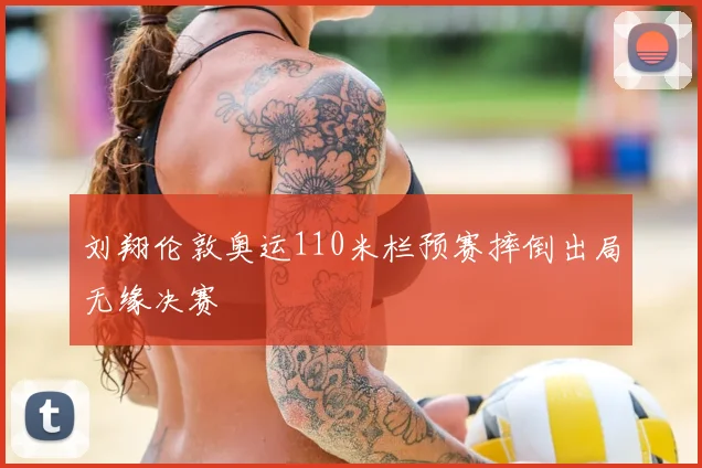 刘翔伦敦奥运110米栏预赛摔倒出局无缘决赛